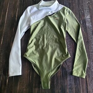 NIKE Serena Williams Design Crew Long-Sleeve Tennis Bodysuit Women's Size XS